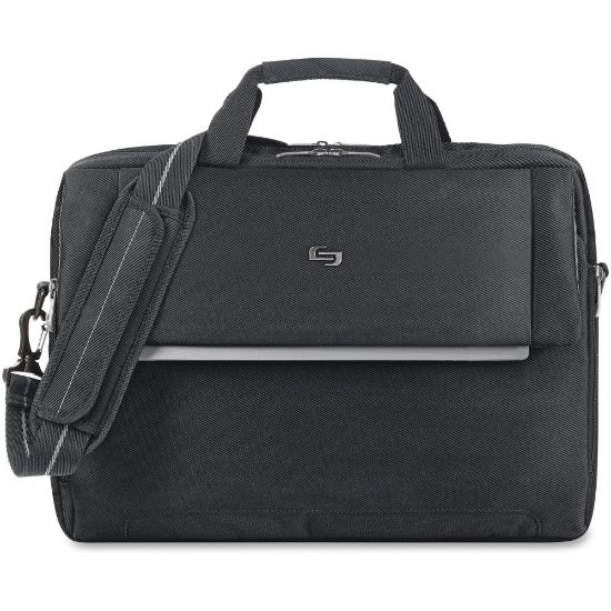 Picture of Solo New York Chrysler Briefcase For 17.3in Laptops, Black