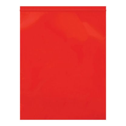 Picture of Partners Brand 2 Mil Colored Reclosable Poly Bags, 12in x 15in, Red, Case Of 1000