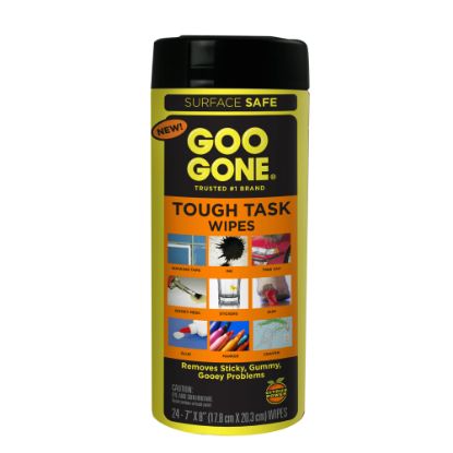 Picture of Goo Gone Tough Task Cleaner Wipes, Citrus Scent