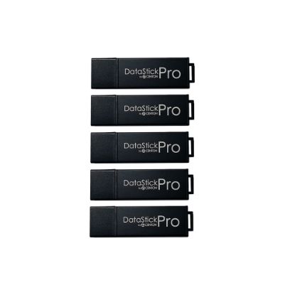 Picture of Centon DataStick Pro USB Flash Drives, USB 3.0, 32GB, Black, Pack Of 5, S1-U3P6-32G-5B