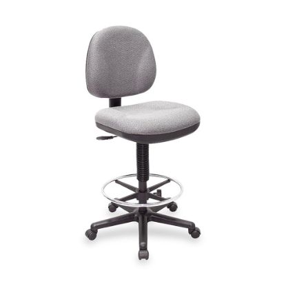 Picture of Lorell Millenia Pneumatic Task Stool, Gray