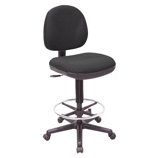 Picture of Lorell Millenia Pneumatic Task Stool, Black