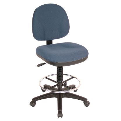 Picture of Lorell Millenia Pneumatic Task Stool, Blue