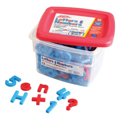 Picture of Educational Insights  AlphaMagnets & MathMagnets, Red And Blue, Pack Of 214