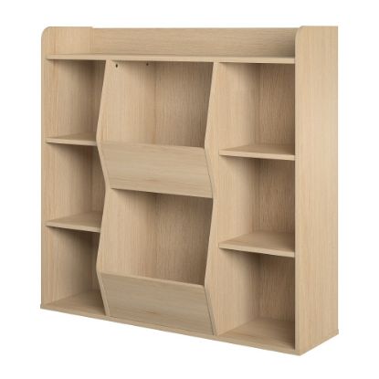 Picture of Ameriwood Home Nathan Kids 41inH 8-Cube Large Toy Storage Bookcase, Natural