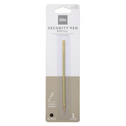 Picture of Office Depot Brand Ballpoint Pen Refill, 1.0 mm, Medium Point, Black