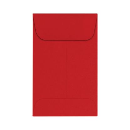 Picture of LUX Coin Envelopes, #1, Gummed Seal, Ruby Red, Pack Of 50