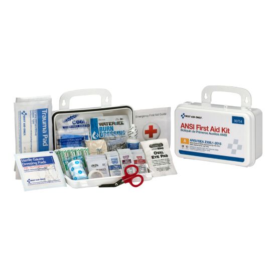 Picture of First Aid Only 10-Person Bulk First Aid Kit, White, 71 Pieces