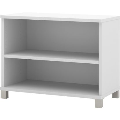 Picture of Bestar Pro-Linea Small Shelving Unit, 28-7/16inH x 35-5/8inW x 19-1/2inD, White