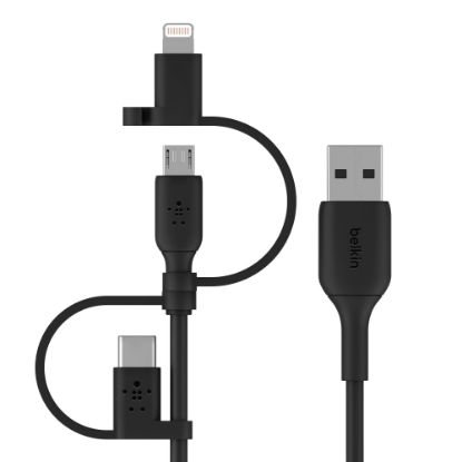 Picture of Belkin All-in-One USB-A Cable, Black