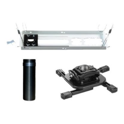 Picture of Chief KITMZ006 - Mounting kit (mount, ceiling mount panel, column) - for projector - black - ceiling mountable, suspended ceiling