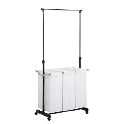 Picture of Honey-Can-Do Adjustable-Height Laundry Center, Chrome