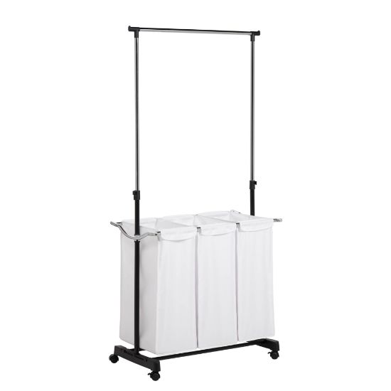 Picture of Honey-Can-Do Adjustable-Height Laundry Center, Chrome