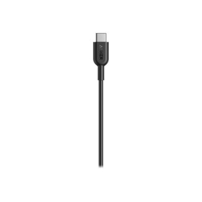 Picture of Anker PowerLine II - USB cable - 24 pin USB-C (M) to 24 pin USB-C (M) - 6 ft - USB Power Delivery (3A, 60W) - black