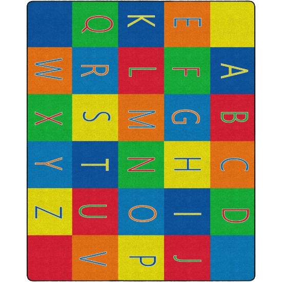 Picture of Flagship Carpets Alphabet Seating Rug, 10ft 9in x 13ft 2in, Multicolor