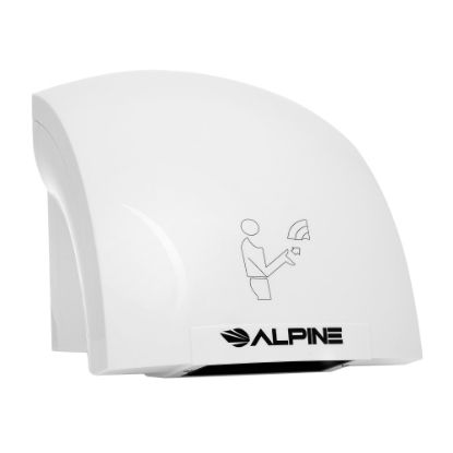 Picture of Alpine 110-Volt/120-Volt Hazel Automatic Electric Hand Dryer, White