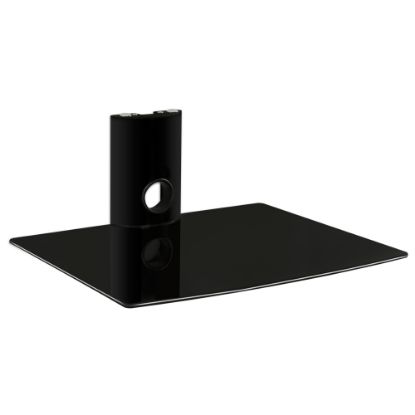 Picture of Mount-It! MI-801 Floating Wall Shelf For A/V Components, 8inH x 17-1/2inW x 14inD, Black