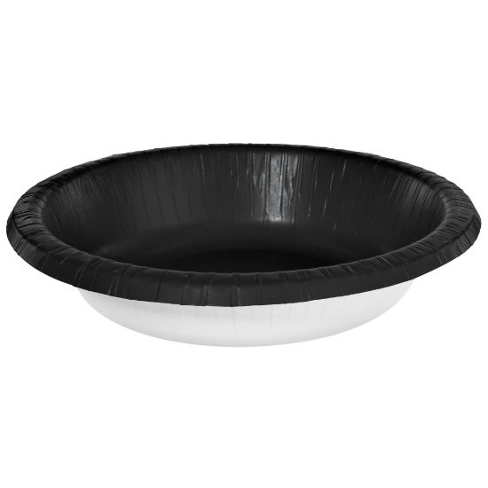 Picture of Amscan Paper Bowls, 20 Oz, Jet Black, 20 Bowls Per Box, Case Of 5 Boxes