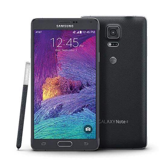 Picture of Samsung Galaxy Note 4 N910A Refurbished Cell Phone, Black, PSC100017