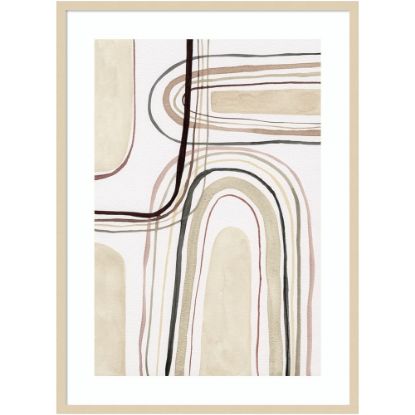 Picture of Amanti Art Arounds I by Nikki Galapon Wood Framed Wall Art Print, 41inH x 30inW, Natural