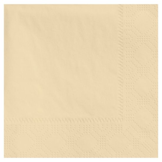 Picture of Hoffmaster Napkins, 4-3/4in x 4-3/4in, Beige, Case Of 1,000 Napkins