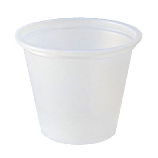 Picture of Plastic Squat Food Portion Cups, 1 Oz, Carton Of 250