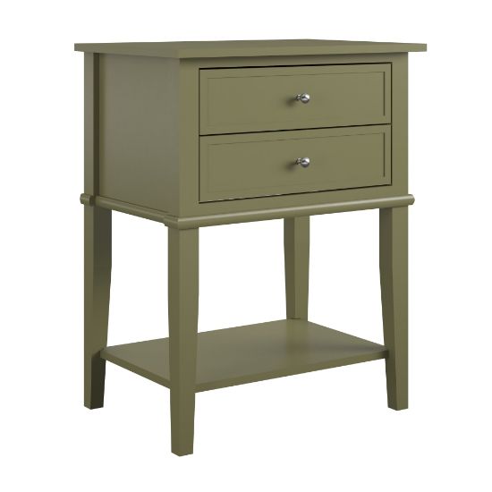 Picture of Ameriwood Home Franklin Accent Table, 28inH x 22inW x 15-1/2inD, Olive