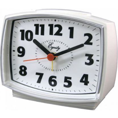 Picture of La Crosse Technology 33100 Electric Analog Alarm Clock - Analog - Electric - White