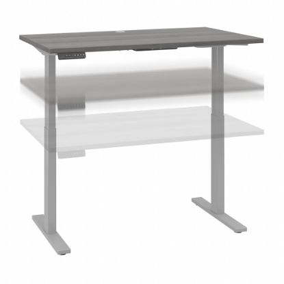 Picture of Bush Business Furniture Move 60 Series 48inW Height-Adjustable Standing Desk, Platninum Gray/Cool Gray Metallic, Standard Delivery