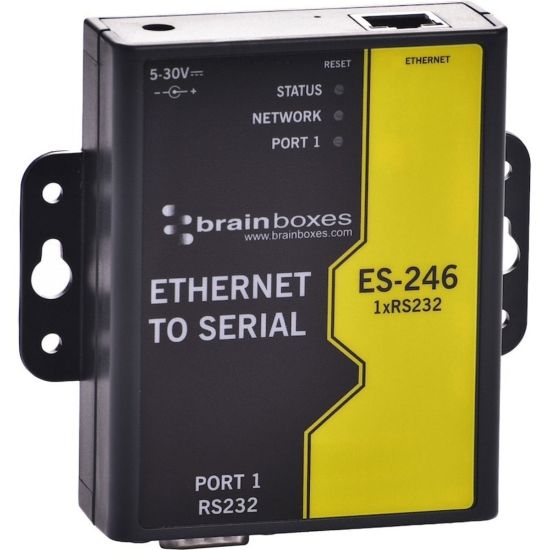 Picture of Brainboxes ES-246 - Device server - 100Mb LAN, RS-232 - TAA Compliant