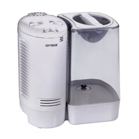 Picture of Optimus 3-Gallon Warm Mist Humidifier With Wicking Vapor System, 12inH x 8-1/2inW x 12inD