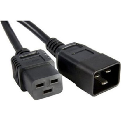 Picture of Unirise High End Data Center Rated Power Cord - For Rack - 12 Gauge - 250 V AC20 A - Black - 4 ft Cord Length - 1