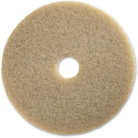 Picture of Genuine Joe Ultra High-speed Floor Pad, 20in Diameter, Natural, Carton Of 5