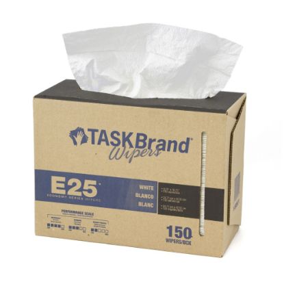 Picture of Hospeco TaskBrand E25 Scrim Reinforced Wipers, 16-13/16inH x 14-1/2inD, 150 Sheets Per Pack, Case Of 6 Packs