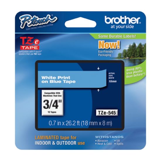 Picture of Brother TZe-545 Label Tape, Blue