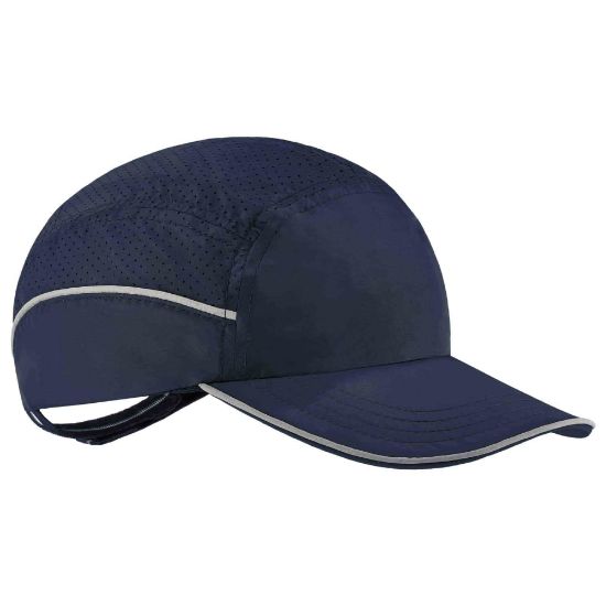 Picture of Ergodyne Skullerz 8955 Lightweight Bump Cap Hat, Long Brim, Navy