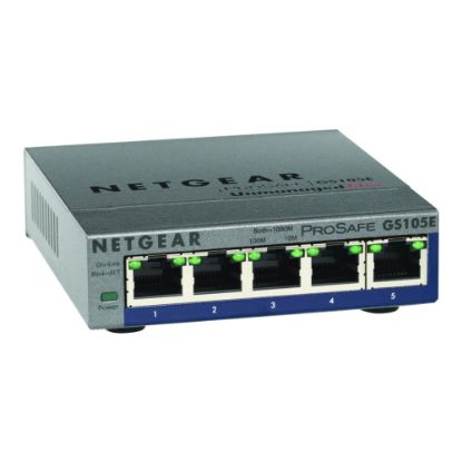 Picture of NETGEAR 5 Gigabit Ethernet ProSafe Plus Switch, GS105E