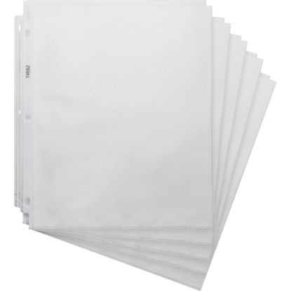 Picture of Business Source Heavyweight Sheet Protectors - For Letter 8 1/2in x 11in Sheet - 3 x Holes - Clear - Polypropylene - 200 / Box