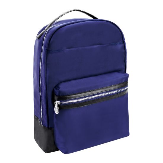 Picture of McKlein N-Series Parker Nano Tech Backpack With 15in Laptop Pocket, Navy