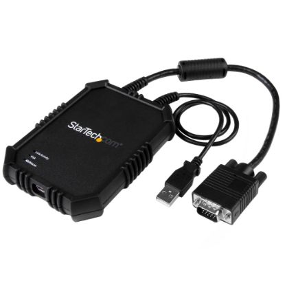 Picture of StarTech.com Laptop to Server KVM Console - Rugged USB Crash Cart Adapter with File Transfer and Video Capture