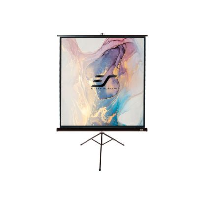 Picture of Elite Tripod Series T100UWH - Projection screen with tripod - 100in (100 in) - 16:9 - MaxWhite - black