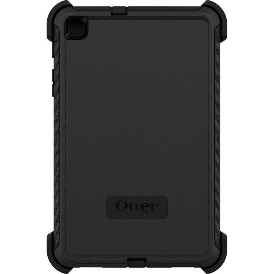 Picture of OtterBox Defender Carrying Case (Holster) for 8.4in Samsung Galaxy Tab A Tablet - Black - Dirt Resistant Port, Dust Resistant Port, Lint Resistant Port, Shock Absorbing, Drop Resistant - Belt Clip - 8.4in Height x 5.4in Width x 0.6in Depth - 1 Pack