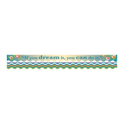 Picture of Barker Creek Double-Sided Straight-Edge Border Strips, 3in x 35in, You Can, Pack Of 12