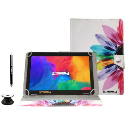 Picture of Linsay F10IPS Tablet, 10.1in Screen, 2GB Memory, 64GB Storage, Android 13, Rainbow