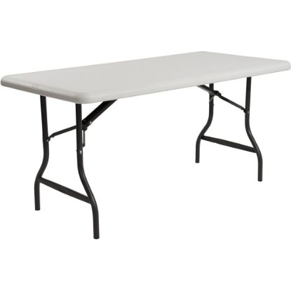 Picture of Iceberg IndestrucTable TOO 1200-Series Folding Table, 96inW x 30inD, Platinum