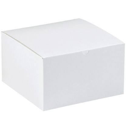 Picture of Partners Brand Gift Boxes, 12inL x 12inW x 9inH, 100% Recycled, White, Case Of 50