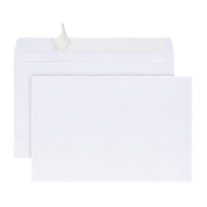 Picture of Office Depot Brand Greeting Card Envelopes, A9, 5-3/4in x 8-3/4in, Clean Seal, White, Box Of 100