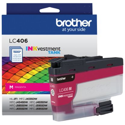 Picture of Brother LC406 INKvestment Magenta Ink Tank, LC406M