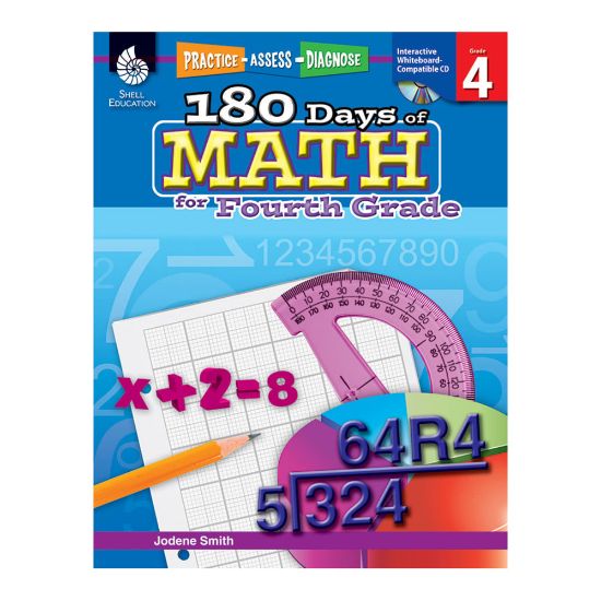 Picture of Shell Education 180 Days of Math Practice, Grade 4