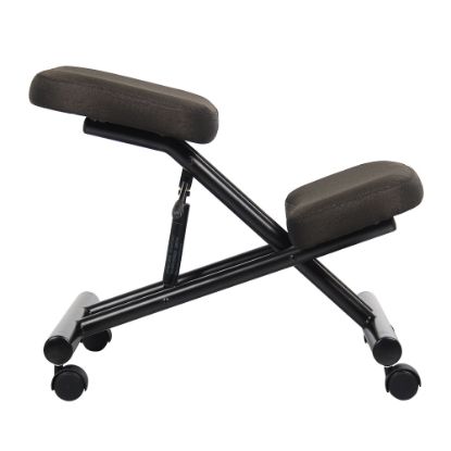 Picture of Boss Office Products Ergonomic Kneeling Stool, 25inH x 19 1/2inW x 26inD, Black